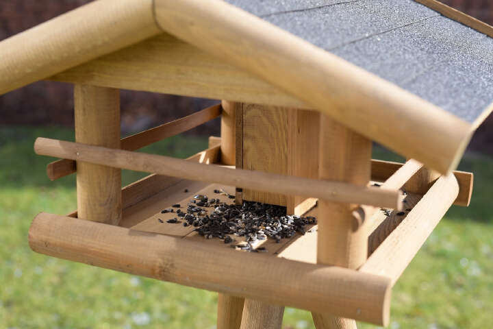 PATKAR Vogelhaus mit Bitumendach